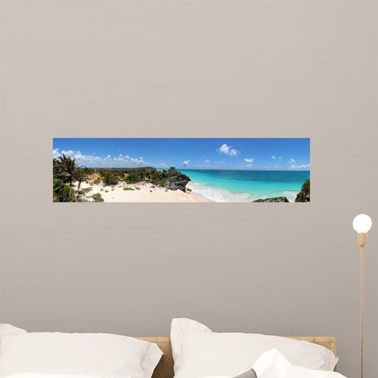 Tulum Torre Di Controllo Wall Decal Panoramic Wall Decal