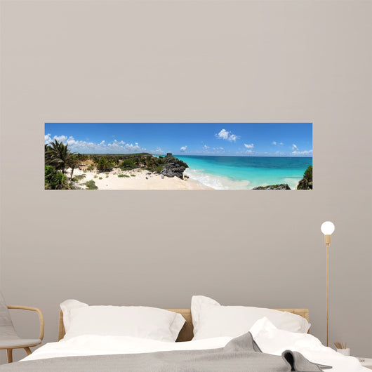 Tulum Torre Di Controllo Wall Decal Panoramic Wall Decal