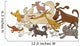 Running Dogs Wall Decal