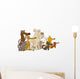 Sitting Dogs Wall Decal