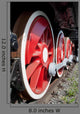 Red Wheels Old Locomotive Wall Decal