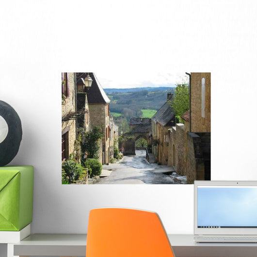 Village Domme Perigord Wall Decal