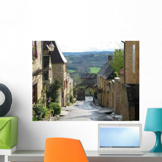 Village Domme Perigord Wall Decal