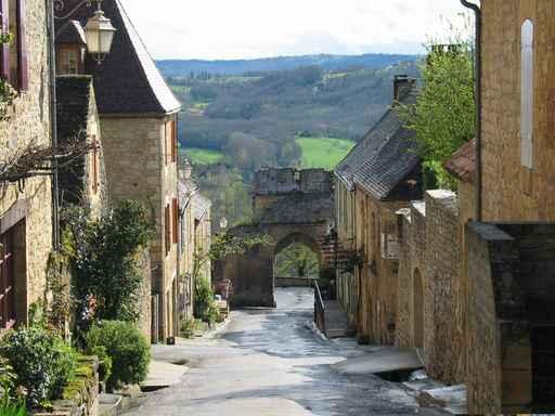 Village Domme Perigord Wall Decal