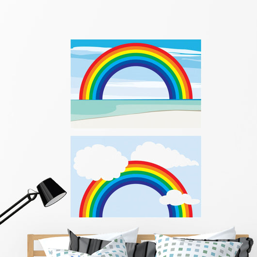 Rainbow Wall Decal Design 1