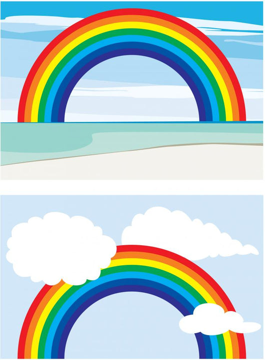 Rainbow Wall Decal Design 1