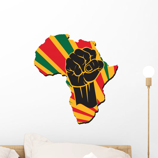 Africa Map Wall Decal
