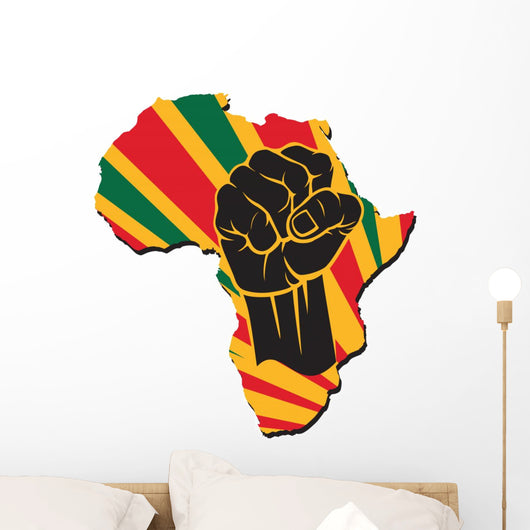 Africa Map Wall Decal