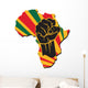 Africa Map Wall Decal