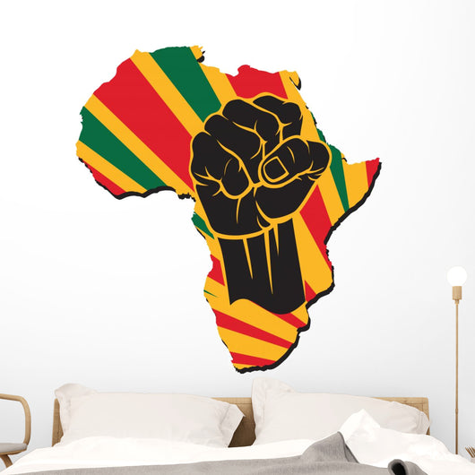 Africa Map Wall Decal