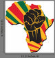 Africa Map Wall Decal