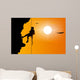 Rock Climbing Wall Decal