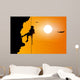 Rock Climbing Wall Decal