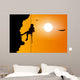 Rock Climbing Wall Decal