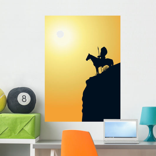 Western Native American Wall Decal