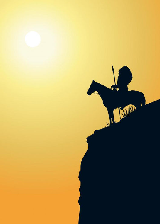 Western Native American Wall Decal