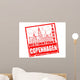 Copenhagen Stamp Wall Decal