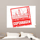 Copenhagen Stamp Wall Decal