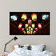 Chinese Traditional Paper Lanterns Wall Decal