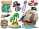 Themed Pirate Wall Stickers Wall Decal