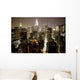 Manhattan Skyline Wall Decal Design 1