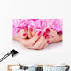 Woman Cupped Hands with Wall Decal
