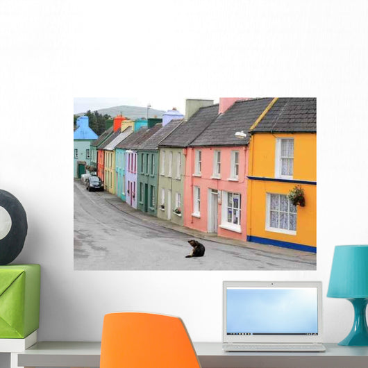 Village Wall Decal Design 1