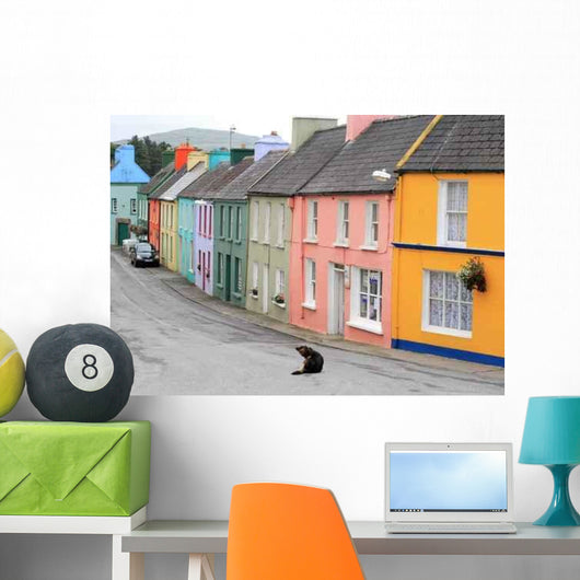 Village Wall Decal Design 1