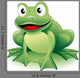 Frog  Cartoon-frog-vector Wall Decal