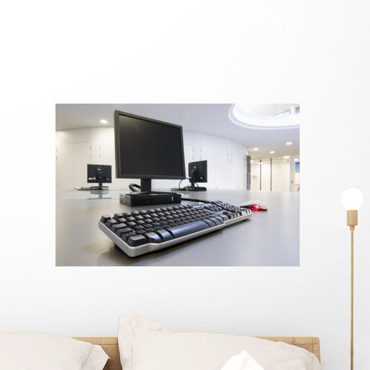 Computers Office Building Wall Decal
