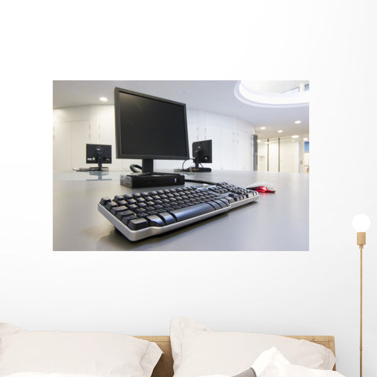 Computers Office Building Wall Decal