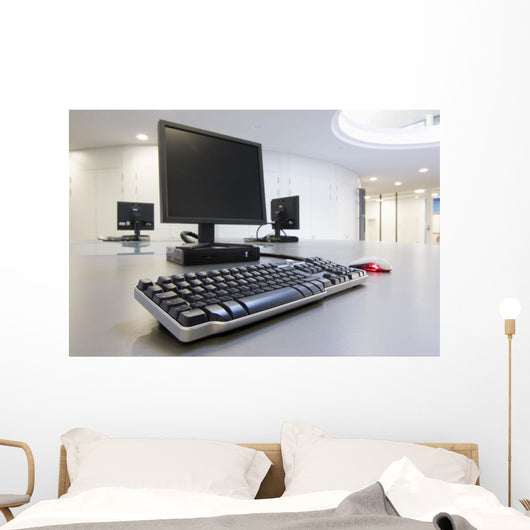 Computers Office Building Wall Decal