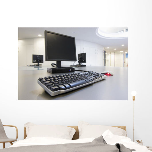 Computers Office Building Wall Decal