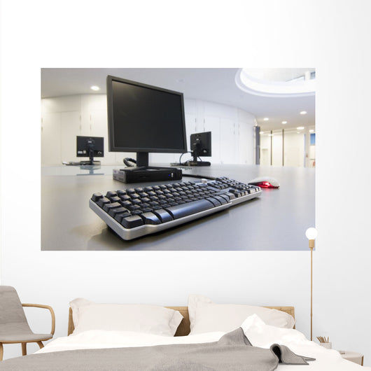 Computers Office Building Wall Decal