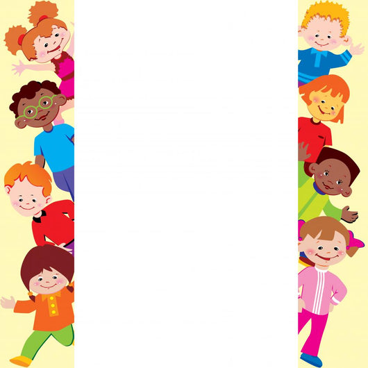 Kids Frame Place for Wall Decal