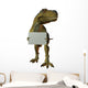 T Rex with Sign Wall Decal