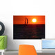 Sunset Sail Wall Decal