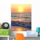 Sunset Sea Waves Wall Decal