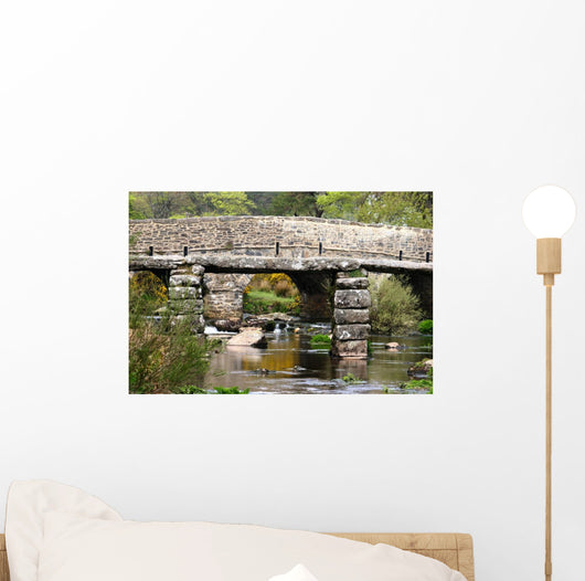 Clapper Bridge at Postbridge Wall Decal