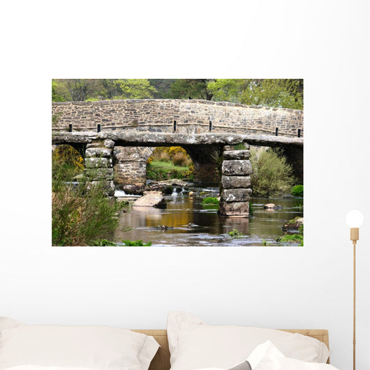 Clapper Bridge at Postbridge Wall Decal