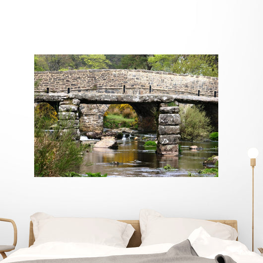 Clapper Bridge at Postbridge Wall Decal
