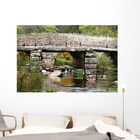 Clapper Bridge at Postbridge Wall Decal