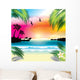 Tropical Sunset Wall Decal