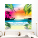 Tropical Sunset Wall Decal