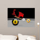 Illustration Man Playing Pool Wall Decal