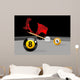 Illustration Man Playing Pool Wall Decal