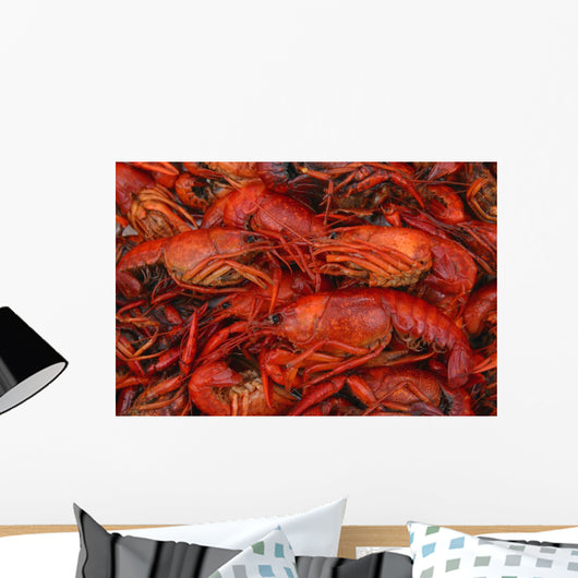 Boiled Crawfish Closeup Pot Wall Decal
