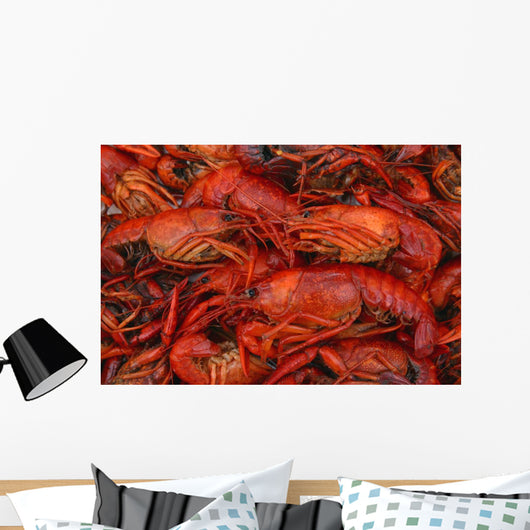 Boiled Crawfish Closeup Pot Wall Decal