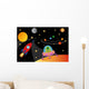 Alien Spaceship Universe Wall Decal