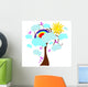 Rainbow Tree Wall Decal